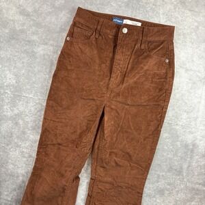 Old Navy Pants Womens 2 Burnt Orange High Rise Flare Corduroy Y2K Casual Boho